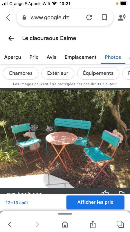 Le Claouraous Calme Bed and Breakfast Canet  Buitenkant foto